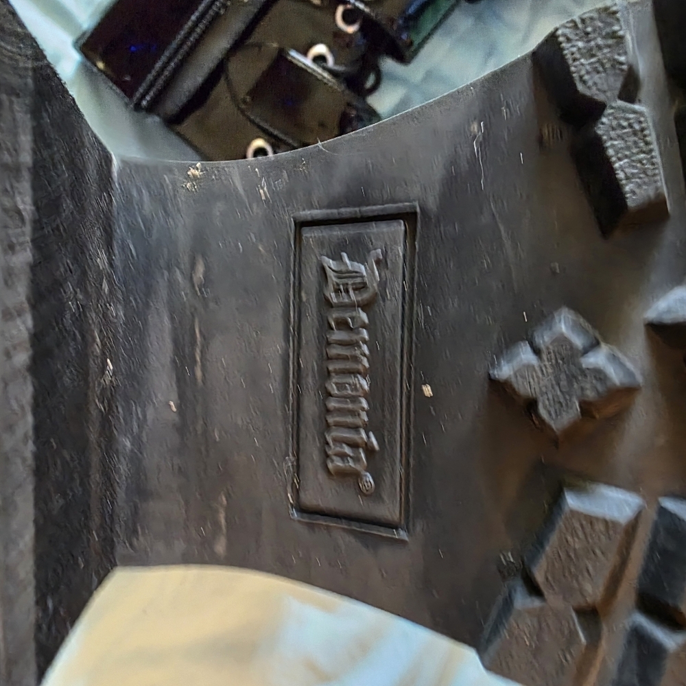 Demonia Black Platform Buckle Boots Womens 9 US - Picture 10 of 16